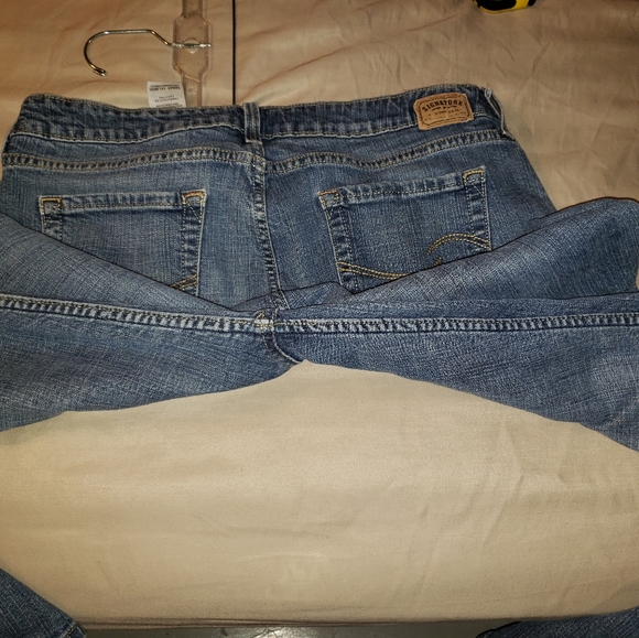 Levi's signature low rise boot cut women's Misses 14 long jeans 32 lenth. - Picture 5 of 7